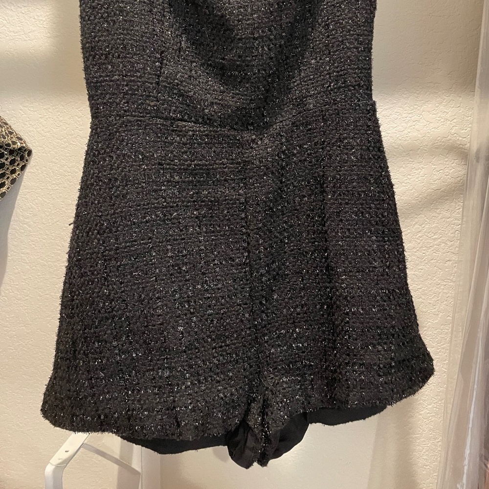 Black one piece shorts outfit